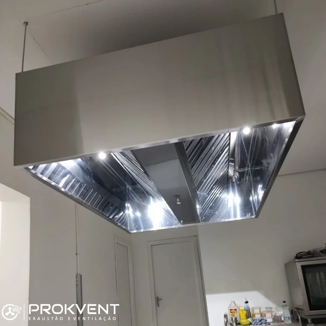 Instalação industrial de exaustão Prokvent
